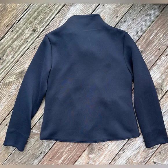 ADAY Up In The Air Jacket Scuba Asymmetrical Zip Biker Jacket - Picture 9 of 9